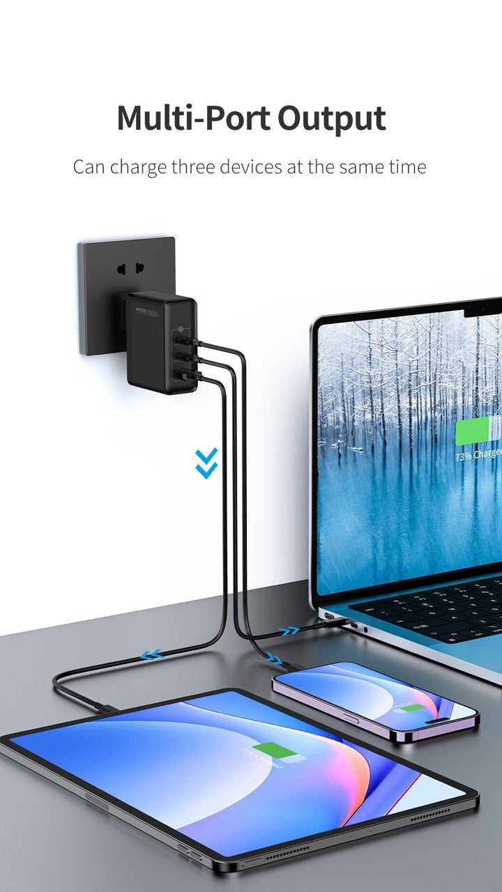 100 w GAN fast charger