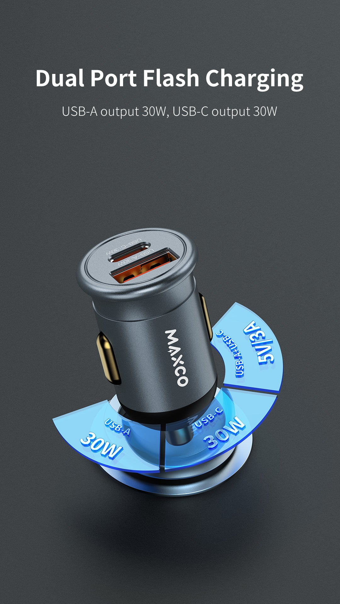 30 W Mexco car charger