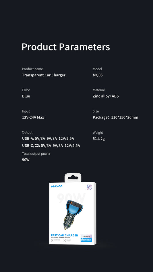 90 w Mexco Car Charger