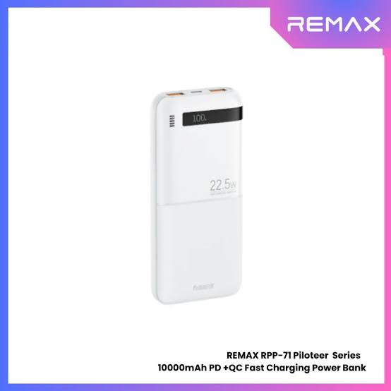 Power Bank 10000mAh, Power Bank 22.5W + 20W PD3.0 QC3.0 Fast Charging with LED Digital Display, Dual USB & Type-C Ports, Bi-Directional Charging, – Black-RPP-71