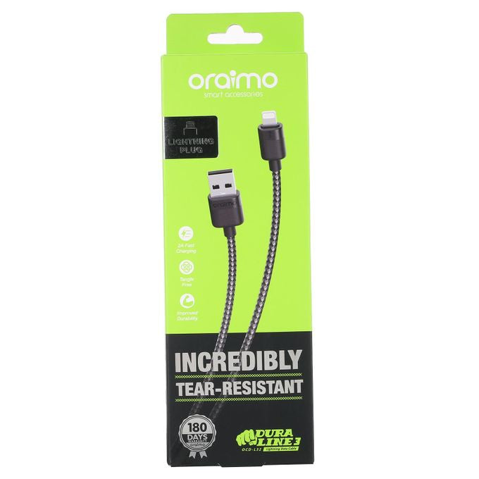 Oraimo USB-A to lighting cable 1 meter ( 5PCS )