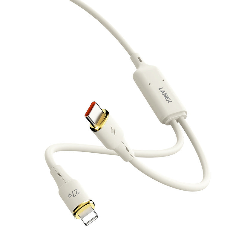 Lanex type-c to ( type-c+lighting ) silicone 1.2 m
