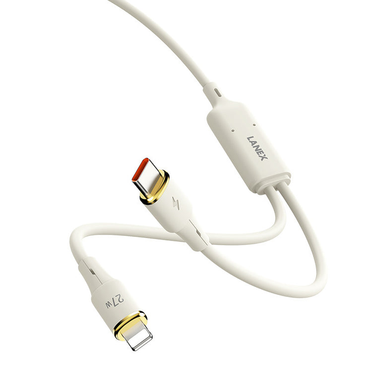Lanex type-c to ( type-c+lighting ) silicone 1.2 m