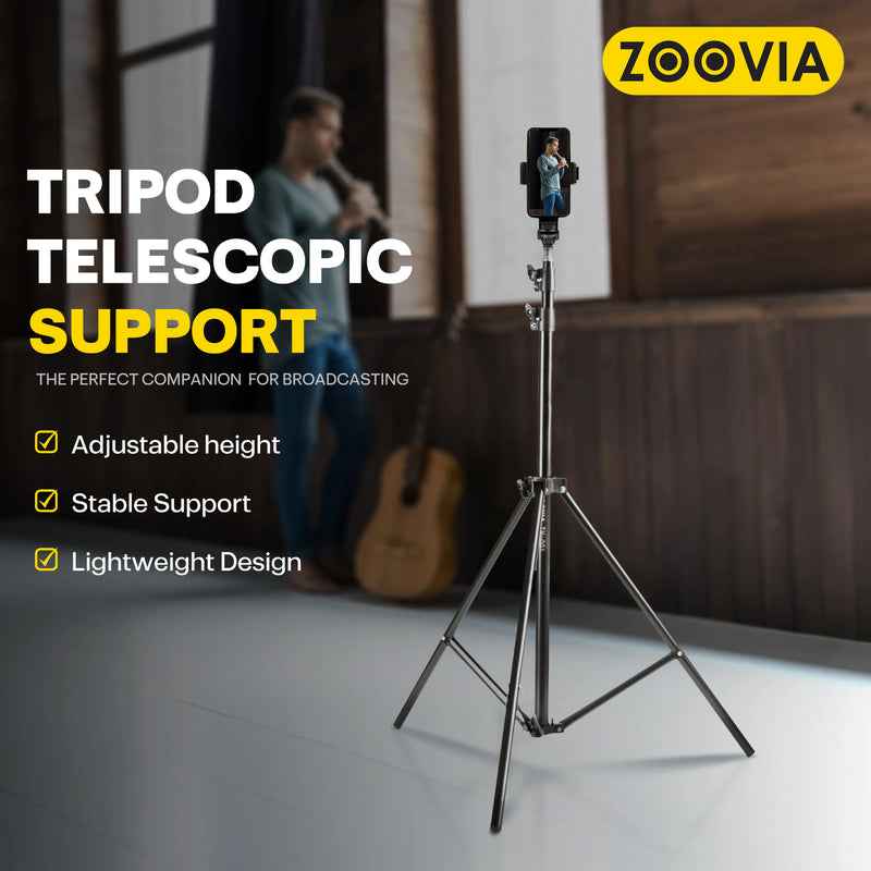 ZOOVIA BROADCAST TRIPOD TELESCOPIC SUPPORT TH-001