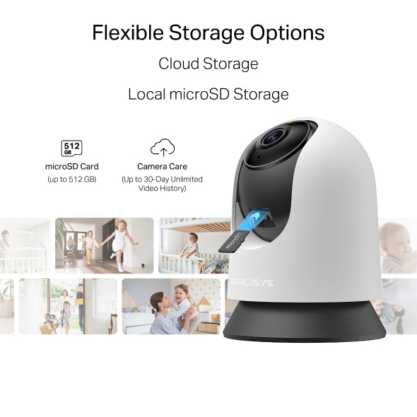 MC210  Pan/Tilt Home Security Wi-Fi Camera