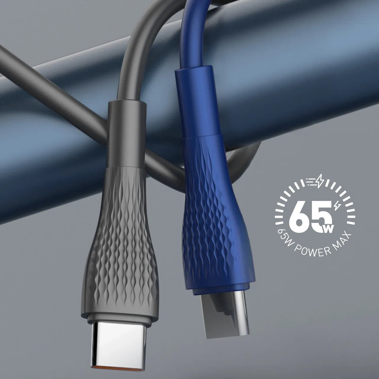 LDNIO 65W Type-C to Type-C Cable Support PD QC3.0 4.0+ ,2 Meter.