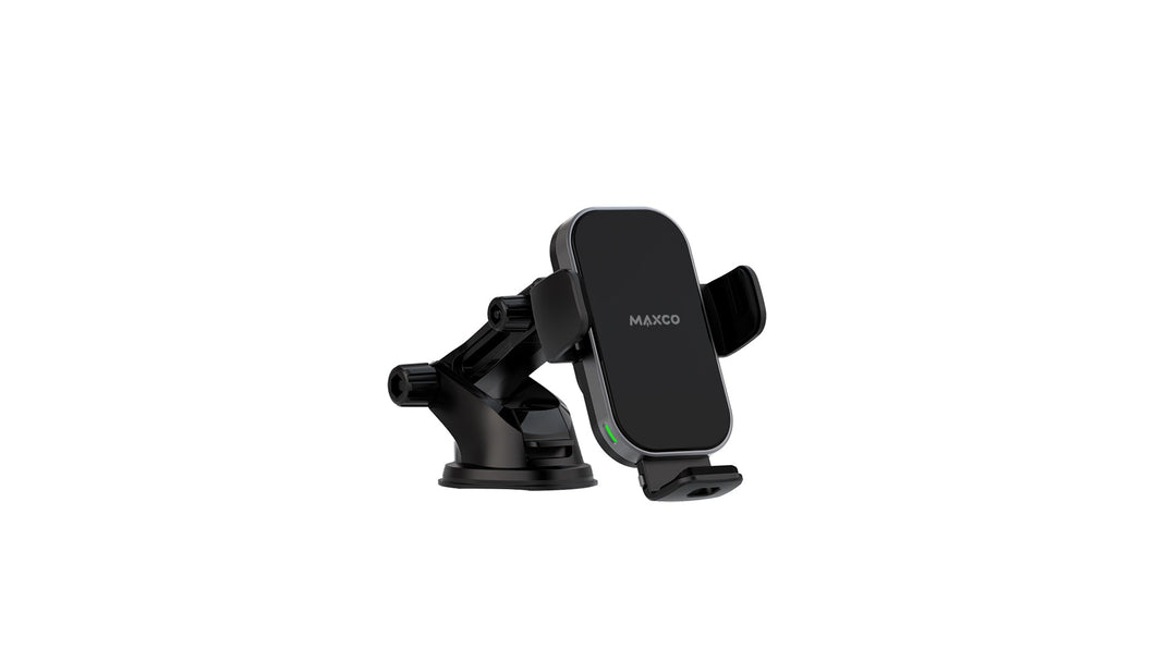 Maxco MZ02 Wireless Charging Car Holder- شاحن لاسلكي و حامل موبايل