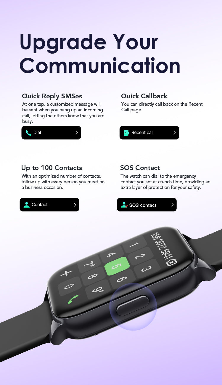 Oraimo Watch 4 Plus 7-day battery life fast charge