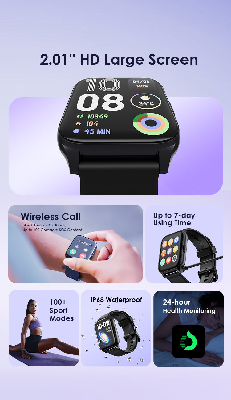Oraimo Watch 4 Plus wireless Bluetooth calling feature