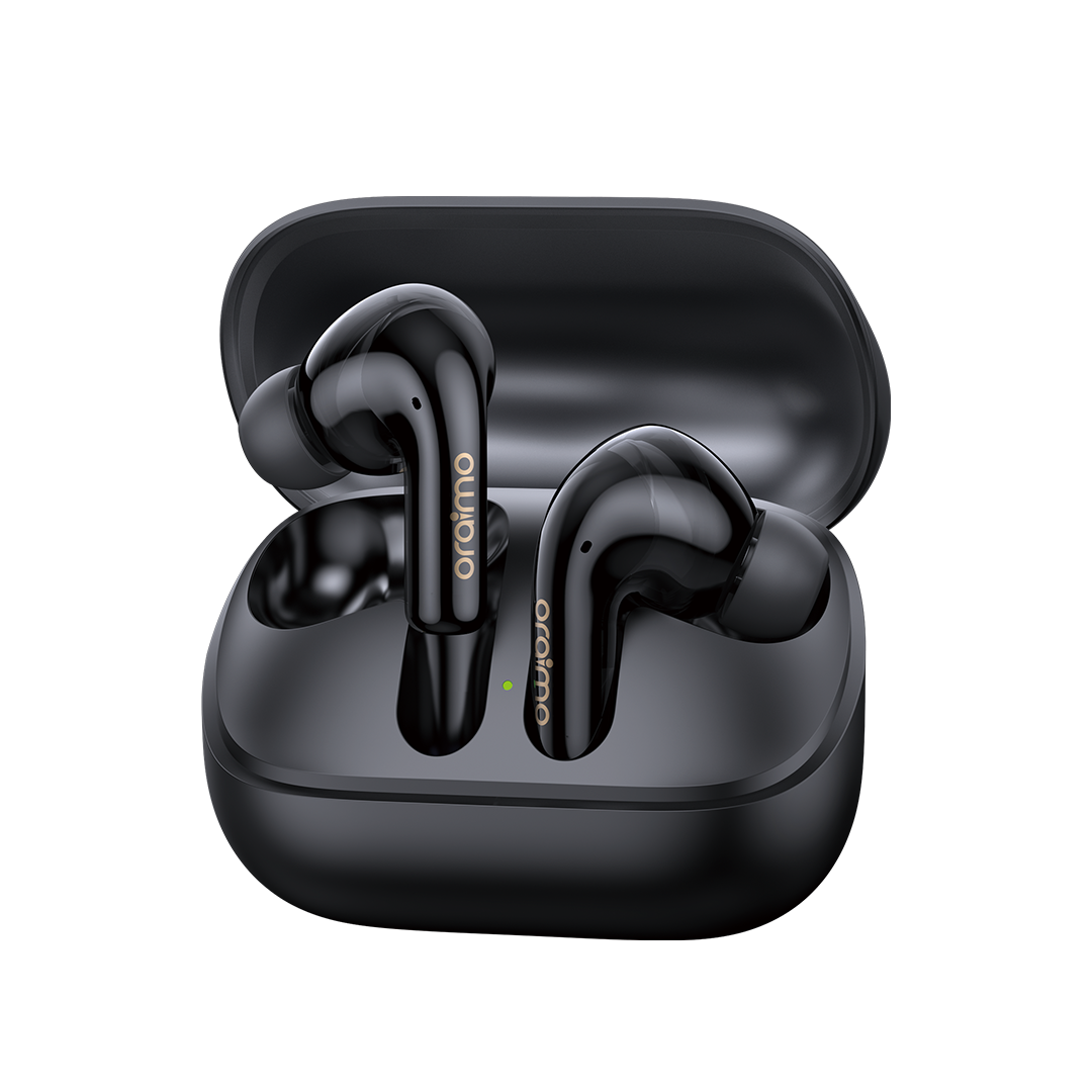 oraimo SpaceBuds N OTW-626N black true wireless earbuds with charging case