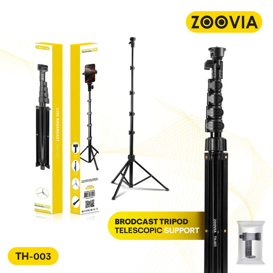 ZOOVIA BROADCAST TRIPOD TELESCOPIC SUPPORT TH-003