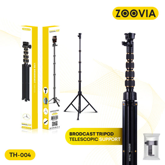 ZOOVIA BROADCAST TRIPOD TELESCOPIC SUPPORT TH-004
