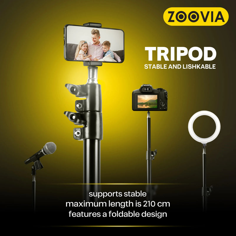 ZOOVIA BROADCAST TRIPOD TELESCOPIC SUPPORT TH-001