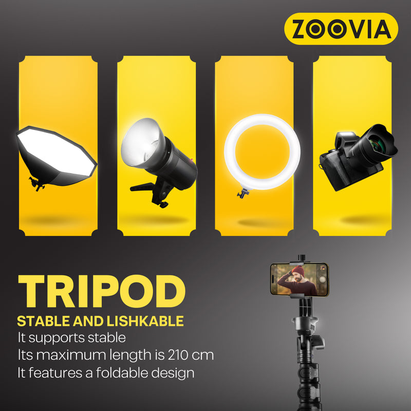 ZOOVIA BROADCAST TRIPOD TELESCOPIC SUPPORT TH-003R