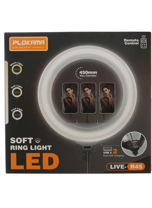 Plocama Live-R45 pro LED Soft Ring Light
