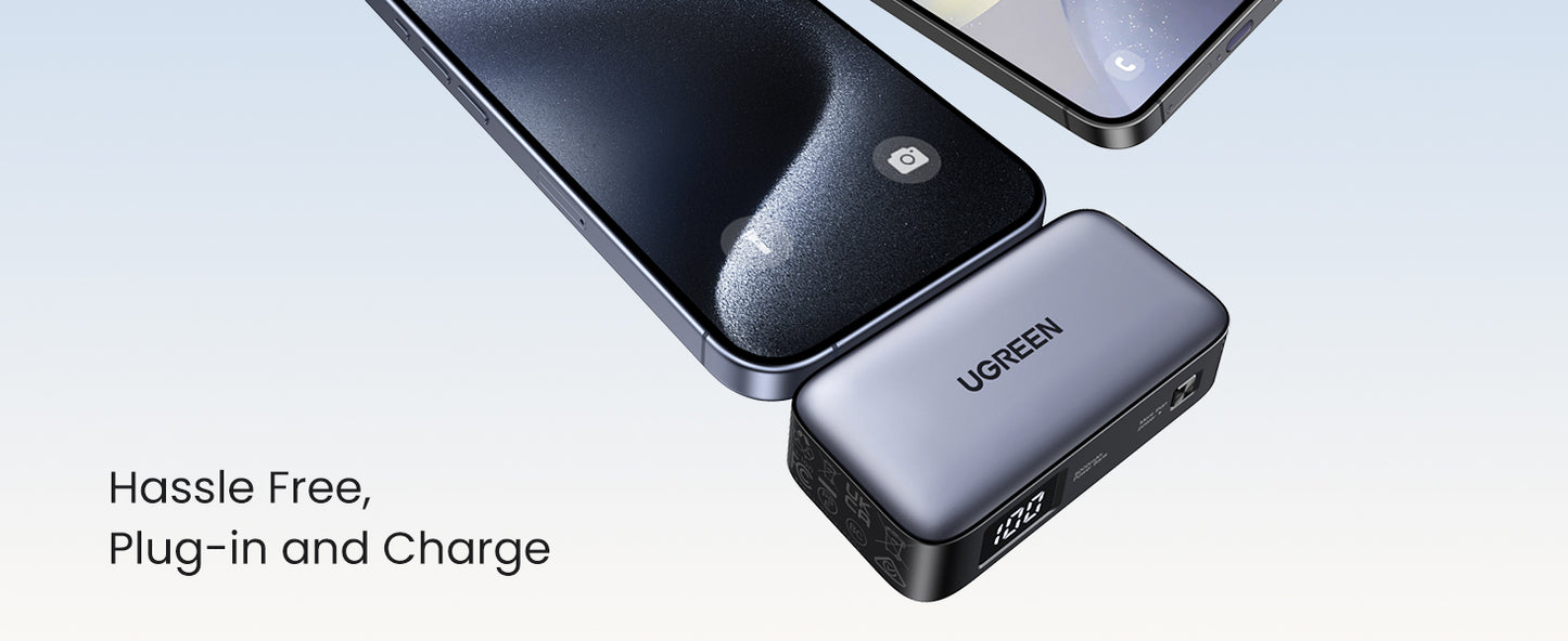 UGREEN Mini Power Bank 5000mAh 22.5W 2 Ports