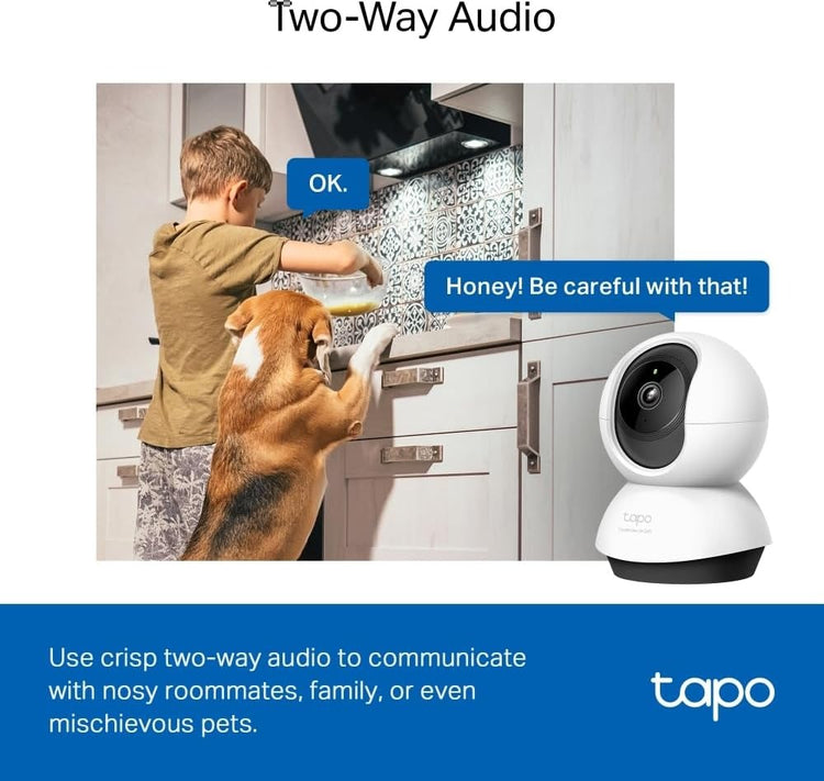 Tapo TP-Link C220 Pan/Tilt Smart AI 2K 4MP QHD
