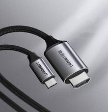 Load image into Gallery viewer, Ugreen cable HDMI cable - USB Type C 4K 60 Hz 1.5 m black-gray (MM142 50570)
