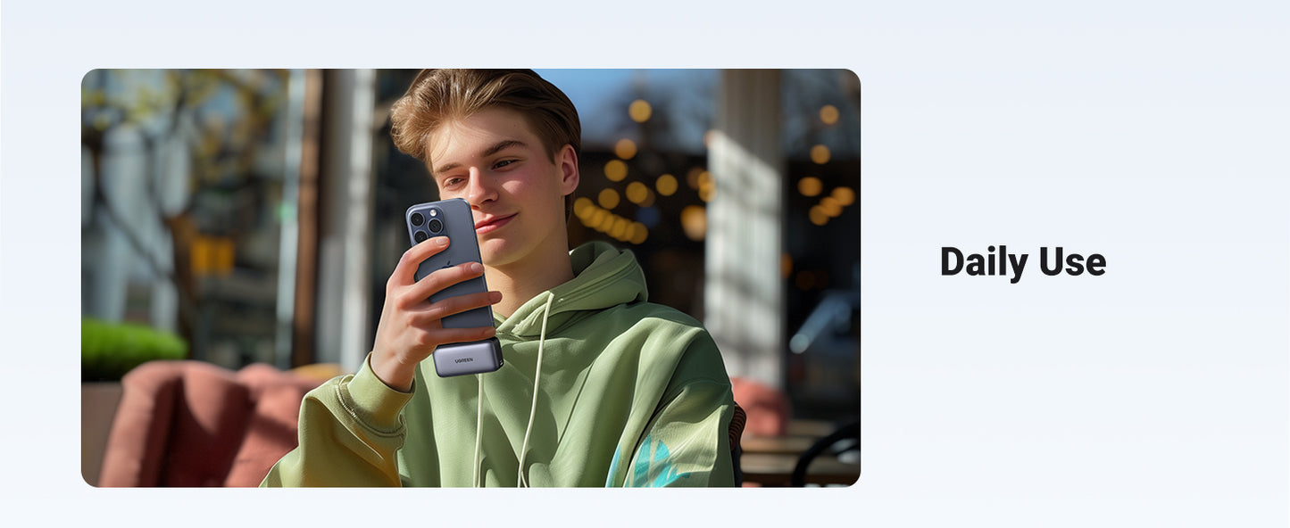 UGREEN Mini Power Bank 5000mAh 22.5W 2 Ports