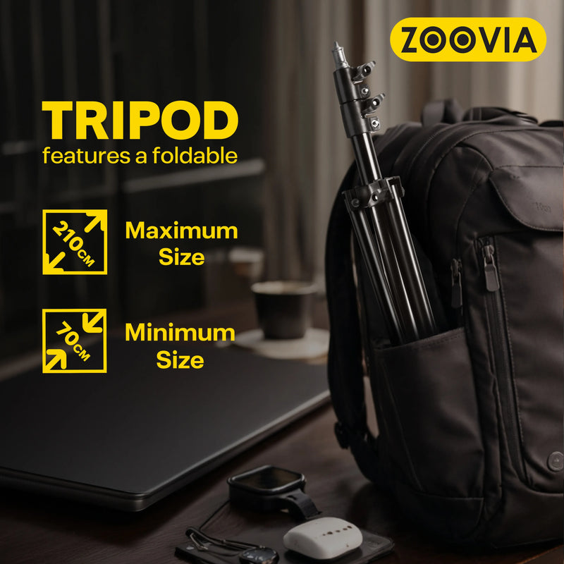ZOOVIA BROADCAST TRIPOD TELESCOPIC SUPPORT TH-001