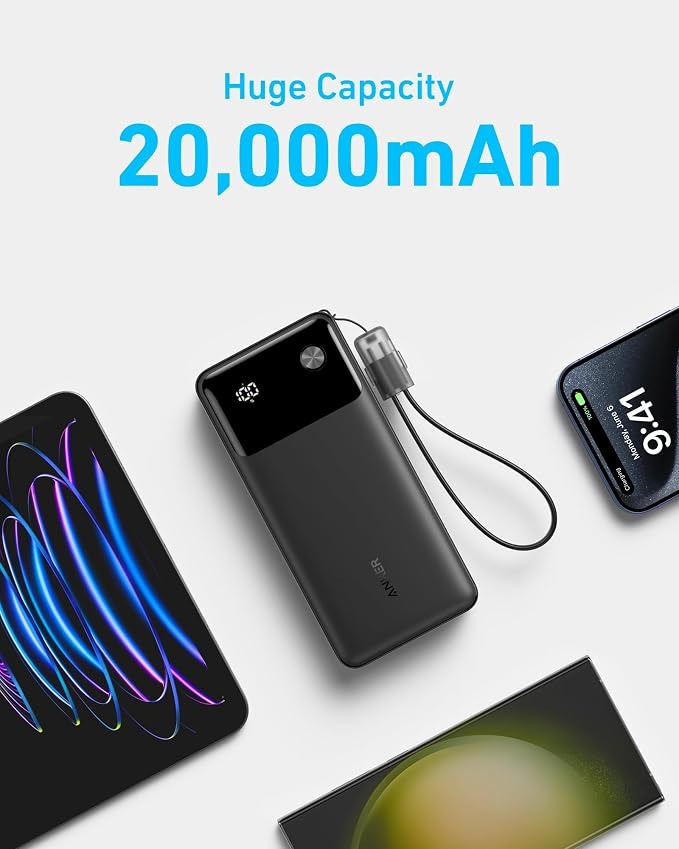 Anker Power Bank (20K, 30W)