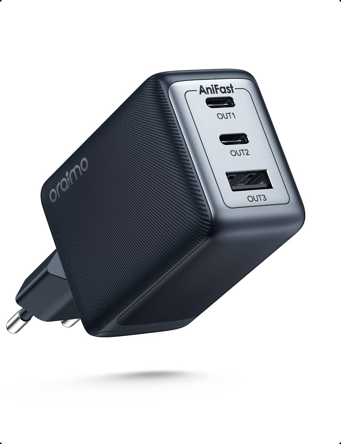 Oraimo hyperGan 65 watt usb-c charger