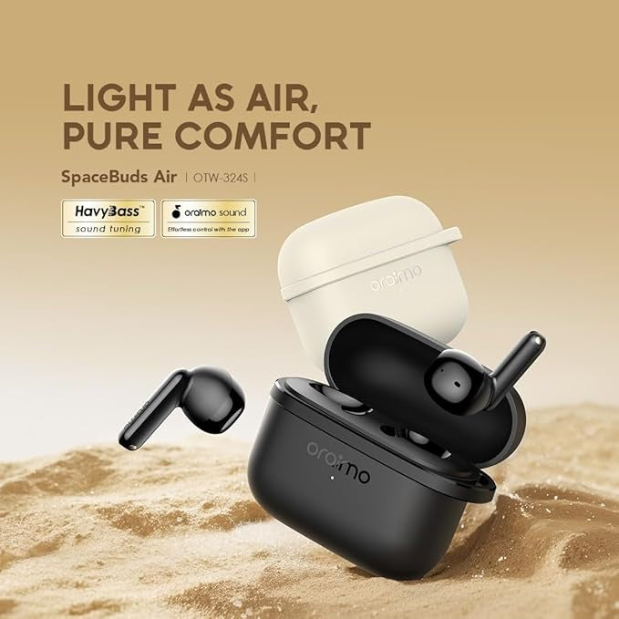 oraimo SpaceBuds Air 38 Hours Smart Finder True Wireless Earbuds