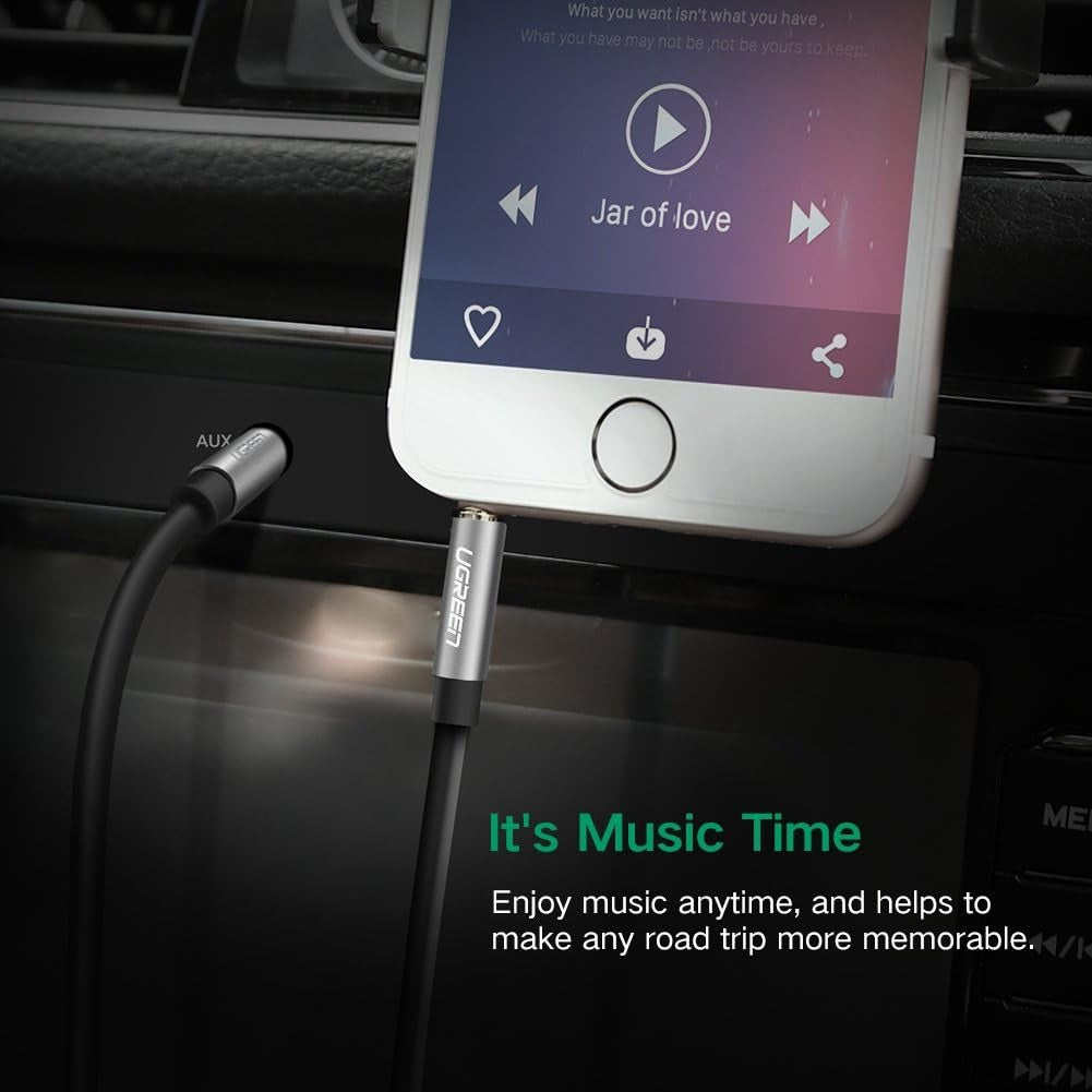 UGREEN Audio Cable 3.5mm male to 3.5mm male AUX cable 5 Meters (10737)