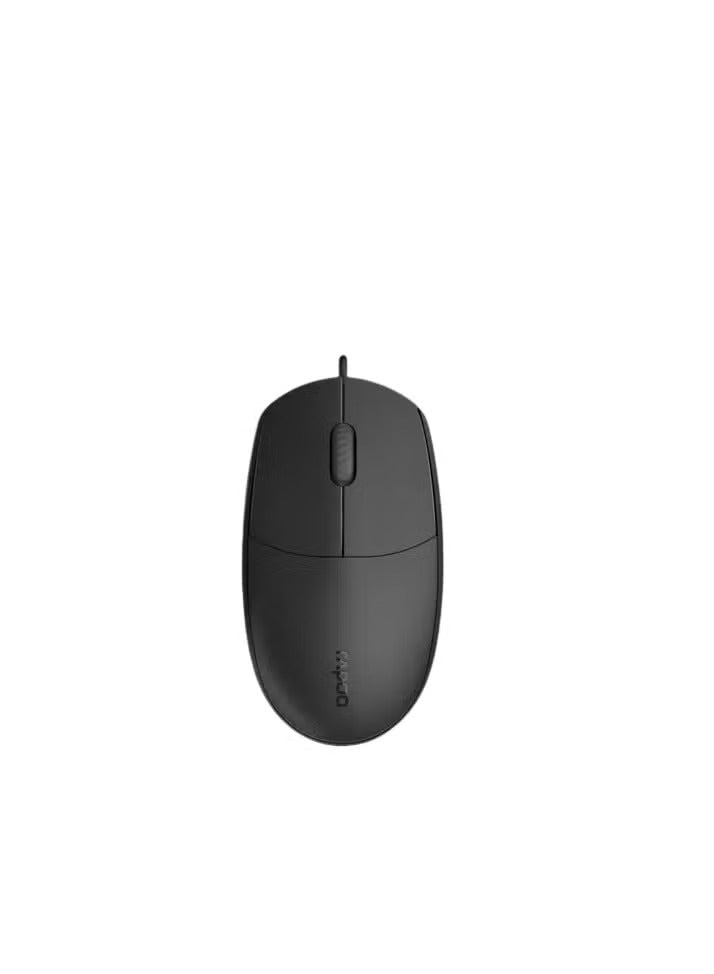 Rapoo N100C Type-C Wired Mouse (Black)