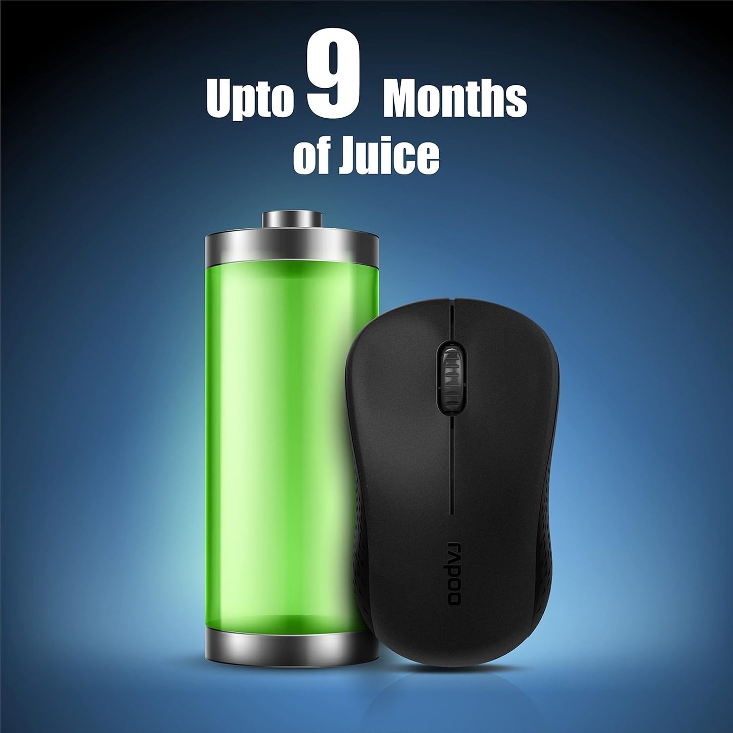 Rapoo M160 Multi Mode Silent Bluetooth Black Mouse