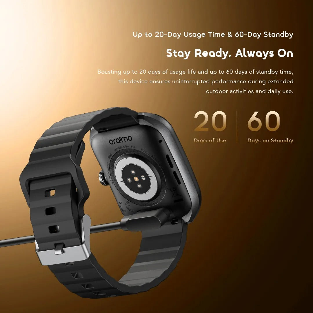 Oraimo Watch Nova 2 (OSW-814) Smart Watch – 2.01" AMOLED