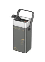 Load image into Gallery viewer, Power Bank 40000mAh , Outdoor Power Bank with 20W + 22.5W Fast Charging, RGB 360° LED Light, Smart Digital Display, and Carry Handle – white- RPP-596
