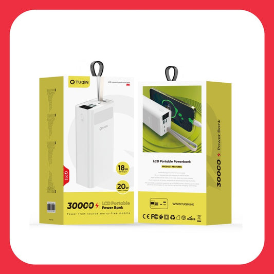 Q-TUQIN QP11 Power Bank - 30000mAh