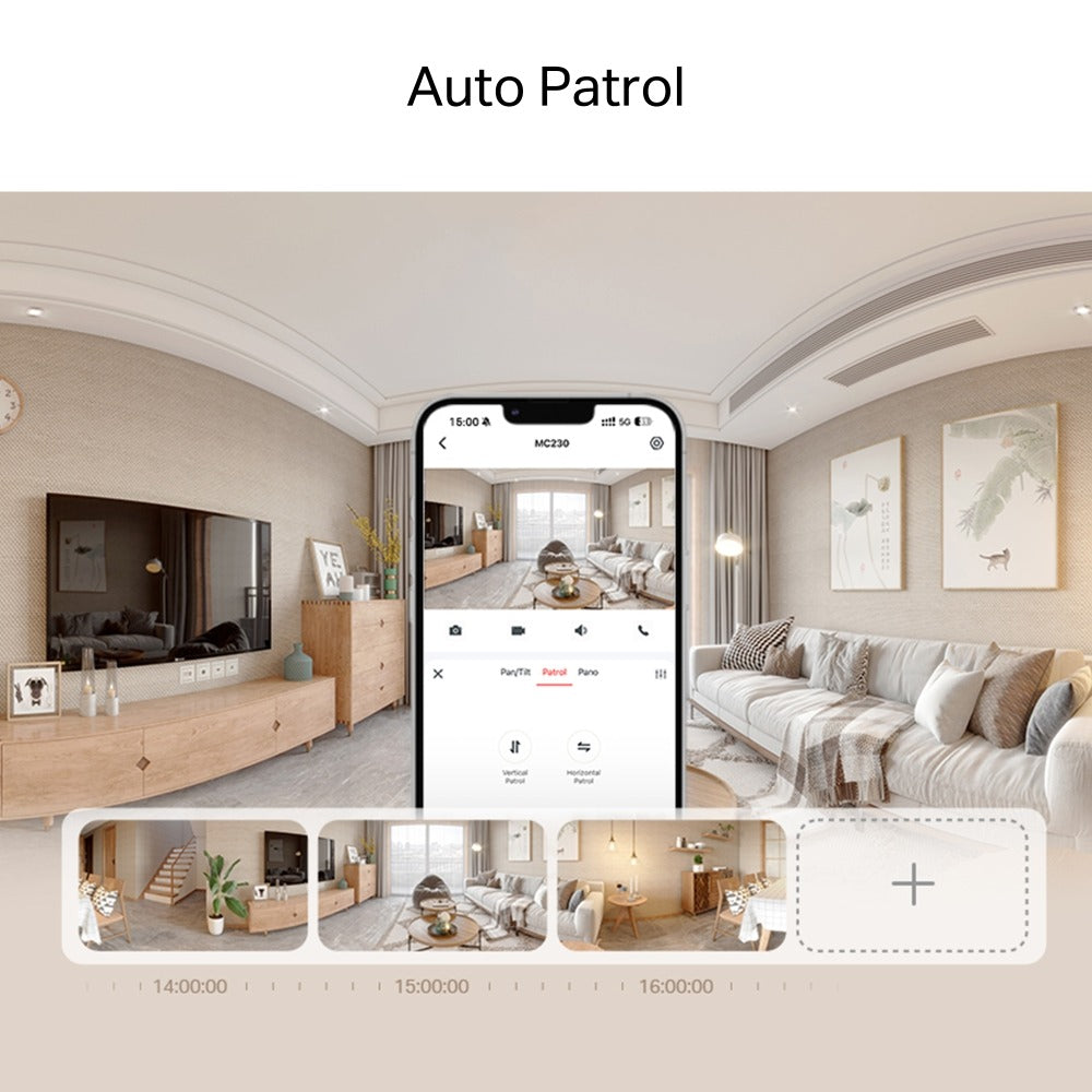 Mercusys MC230  Pan/Tilt AI Home Security Wi-Fi Camera