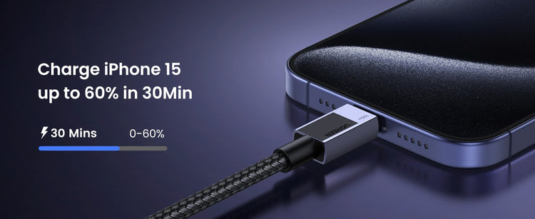 كابل Ugreen USB C إلى USB C بطول 2 متر، شحن سريع PD بقدرة 100 واط