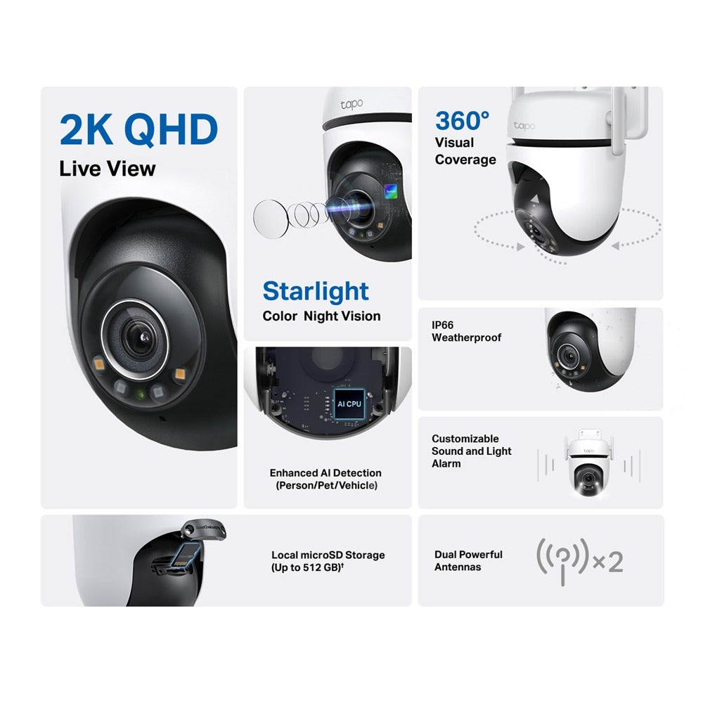 Tapo C520WS  Outdoor Pan/Tilt Security Wi-Fi Camera