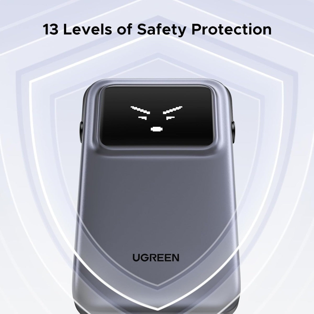 UGreen Powerbank Robotic 10000 Mah Pd 30W With Built-In Usb-C