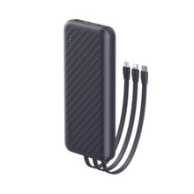 Load image into Gallery viewer, Oraimo Power Bank Slice Link Pro 10,000 mAh, 22.5W, Built-In Cables - Black

