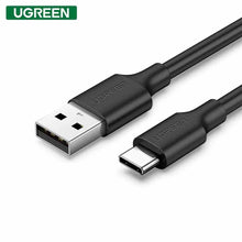 Load image into Gallery viewer, UGreen USB-A 2.0 To USB-C Cable Nickel Plating 1M Charging and Data Cable (Black) (US287/60116)
