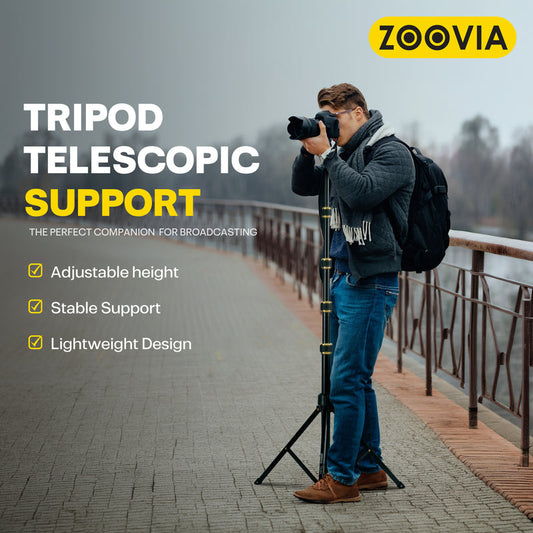 ZOOVIA BROADCAST TRIPOD TELESCOPIC SUPPORT TH-004