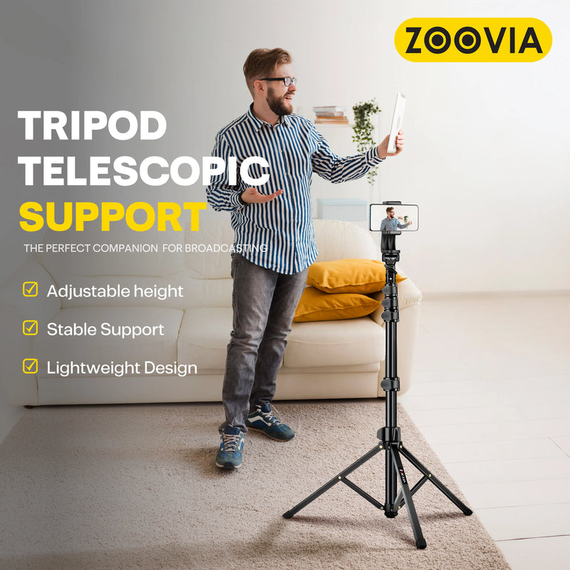 ZOOVIA BROADCAST TRIPOD TELESCOPIC SUPPORT TH-003