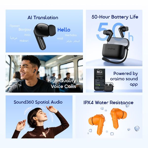 Oraimo SpaceBuds Lite 2 OTW-325 True Wireless Earbuds