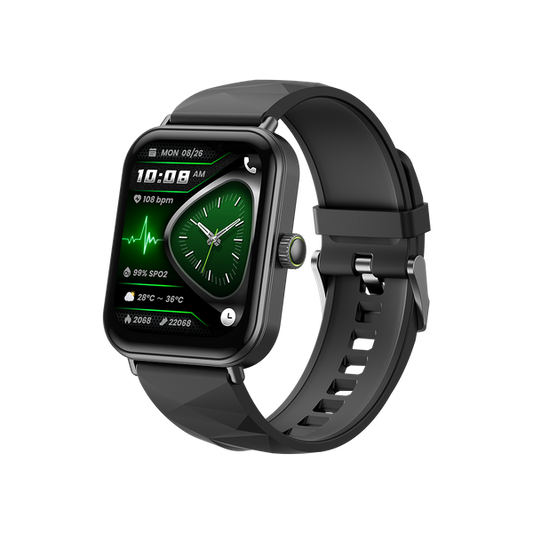 Oraimo Watch Nova 2 Lite OSW-814L black smart watch with 1.93 inch AMOLED display