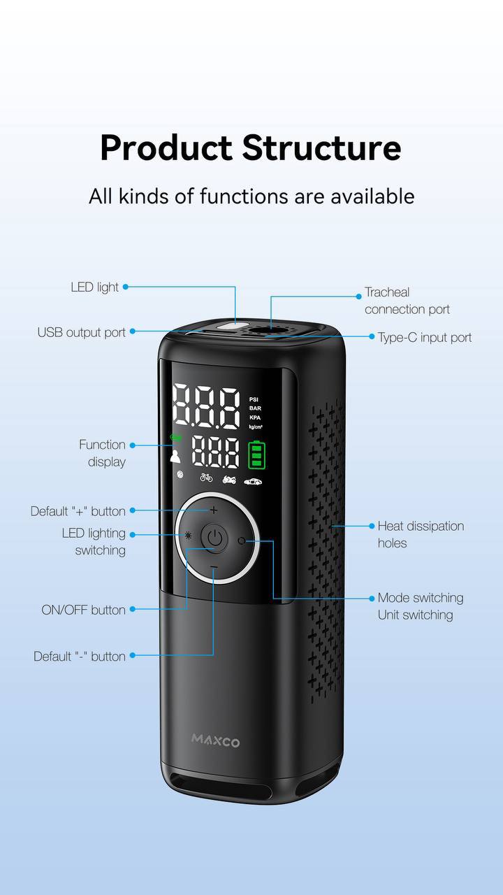 MAXCO Cordless Tire Inflator