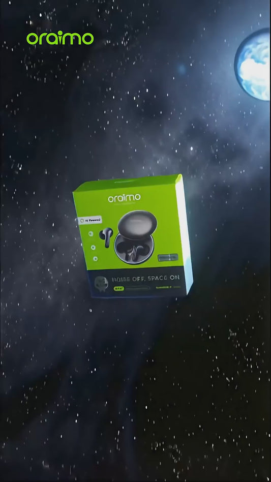 Oraimo SpaceBuds 2 (OTW-631) – AI-Powered ANC True Wireless Earbuds