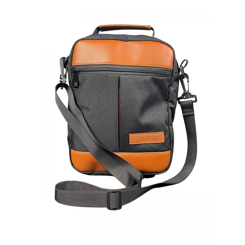 Tablet bag with shoulder strap -10 inch (brown/black)