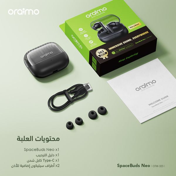 oraimo SpaceBuds Neo سماعات أذن مكانية لاسلكية حقيقية