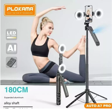 Load image into Gallery viewer, PLOKAMA Selfie Stick Tripod Auto A7 Pro
