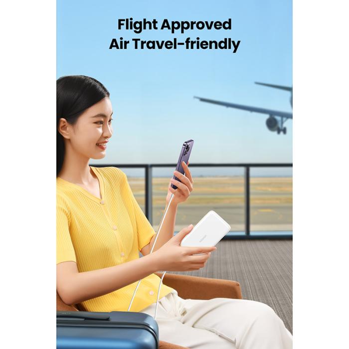 UGREEN 20W 20000mAh Fast Charging Power Bank – White