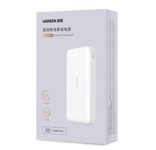 UGREEN 20W 20000mAh Fast Charging Power Bank – White